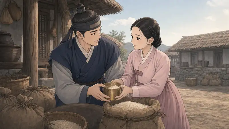 조선 야담 장면 289 - 나란히갈겁니다