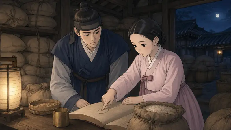 조선 야담 장면 292 - 쉬운말과동그라미