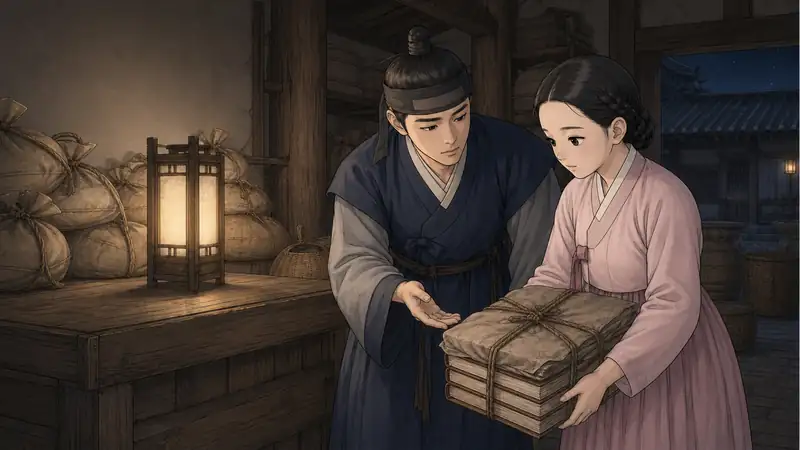 조선 야담 장면 294 - 함께들까