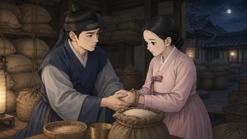 조선 야담 장면 297 - 가족의참뜻